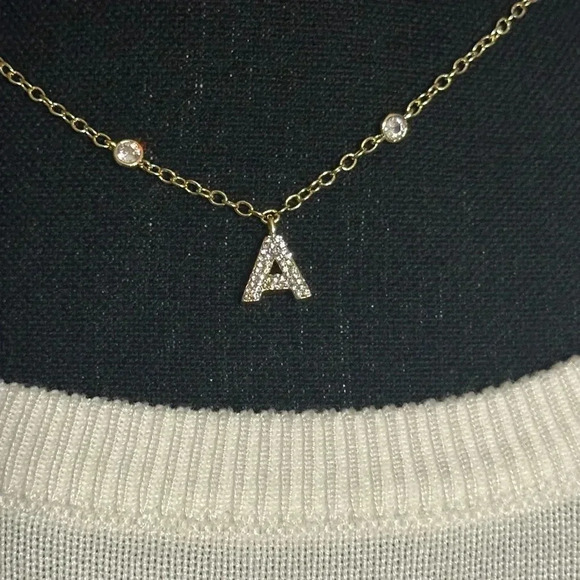 BaubleBar Jewelry - Gold plated Baublebar A initial Necklace
